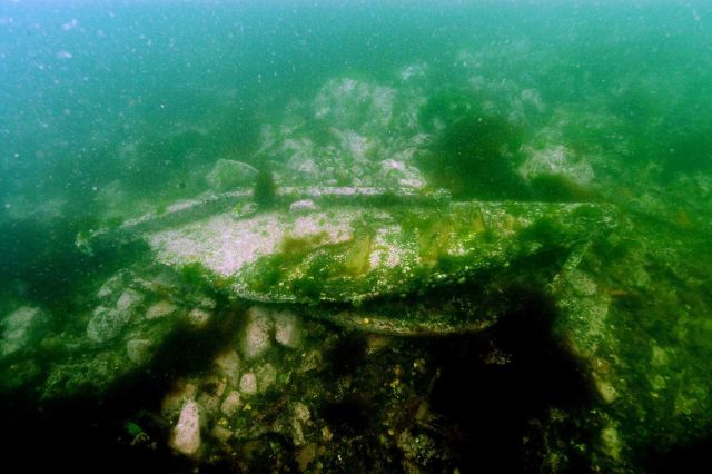 Rudder of the HASSLER. Picture
