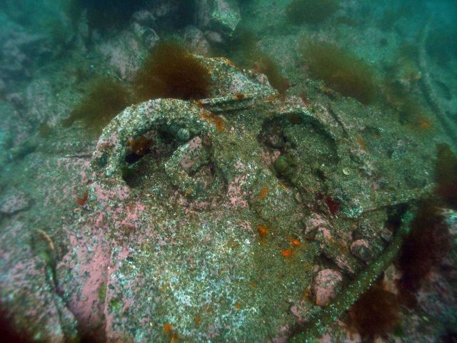An unidentified artifact in the debris field of the HASSLER. Picture