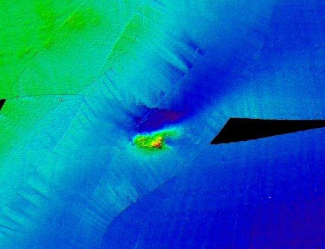 Digital terrain model of the MONITOR with 1/4 meter resolution Picture
