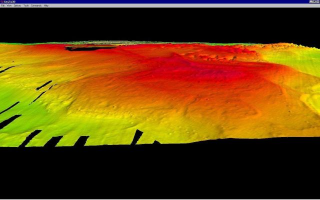3-D multibeam imagery of eastern Stratford Shoal. Picture