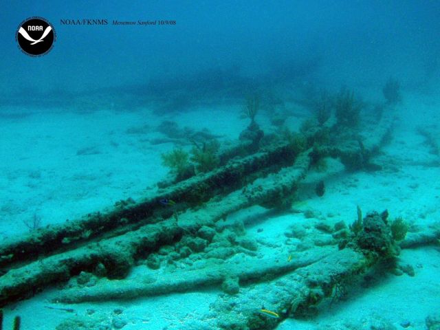 Debris associated with the wreck of the Ship MENEMON STANFORD Picture