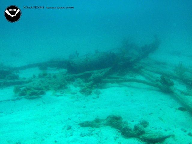 Debris associated with the wreck of the Ship MENEMON STANFORD Picture