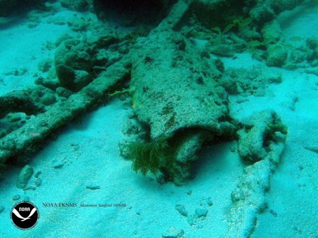 Debris associated with the wreck of the Ship MENEMON STANFORD Picture