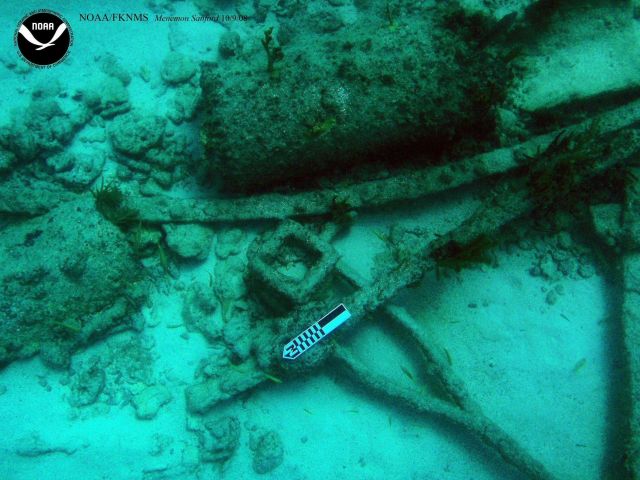 Debris associated with the wreck of the Ship MENEMON STANFORD Picture