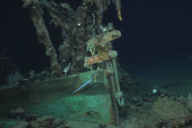 The Green Lantern Wreck, unknown wreck named for lantern artifact Picture