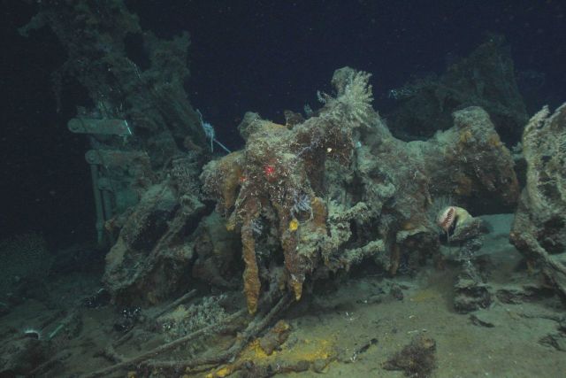 The Green Lantern Wreck, unknown wreck named for lantern artifact Picture
