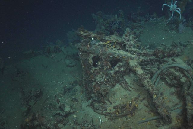 The Green Lantern Wreck, unknown wreck named for lantern artifact Picture