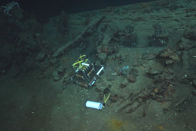 The Green Lantern Wreck, unknown wreck named for lantern artifact Picture
