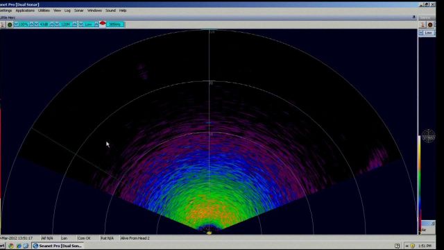 Forward scanning sonar on Little Hercules ROV Picture