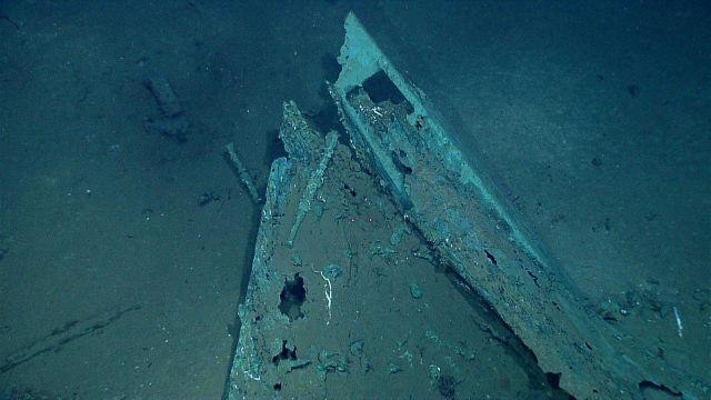 Copper-sheathed stern of vessel Picture