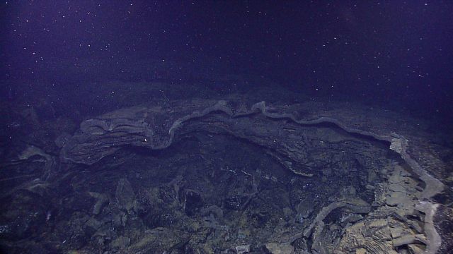 An open lava tube Picture
