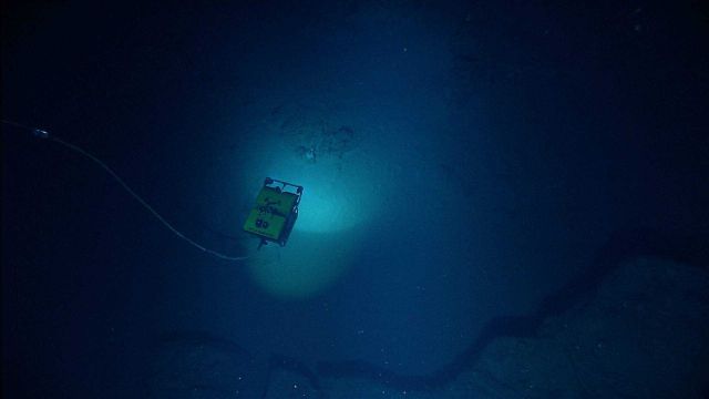 Looking down on Little Hercules from the Serios mother vehicle. Picture