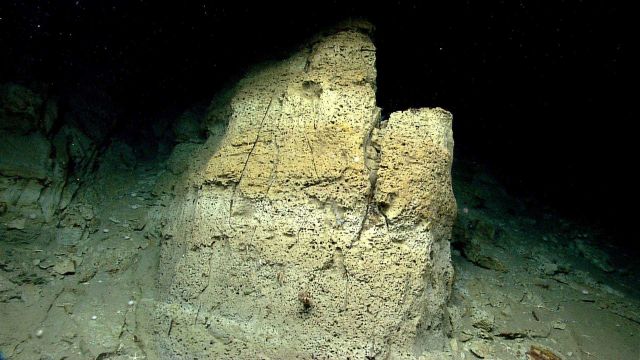 Bio-eroded layers are probably chalk Picture
