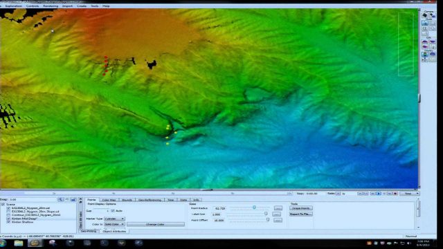 3-D view of the head of Nygren canyon Picture