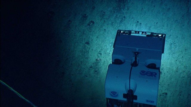 Deep Discoverer ROV as seen from Seirios. Picture