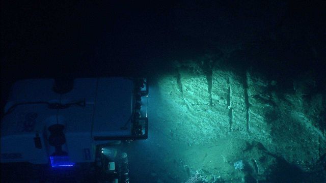 Deep Discoverer ROV as seen from Seirios. Picture
