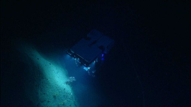 Deep Discoverer ROV as seen from Seirios. Picture