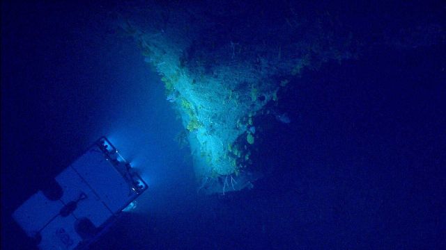 Deep Discoverer ROV as seen from Seirios. Picture