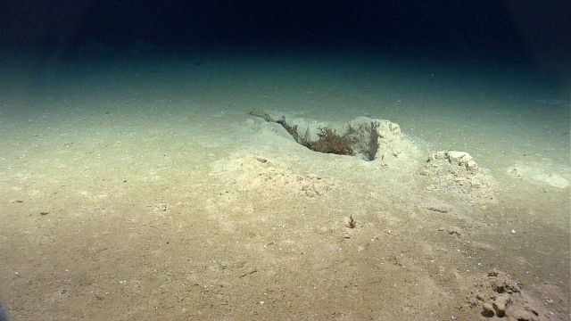 A large cratered hole Picture