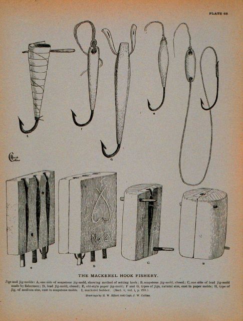 Mackerel jigs and jig molds Picture