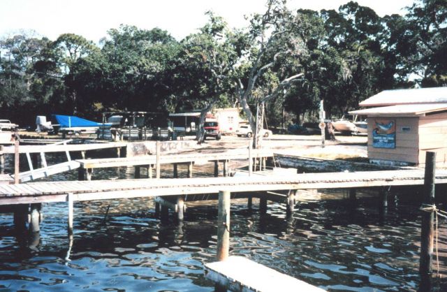 Duke's Marina at Anclote Key. Picture