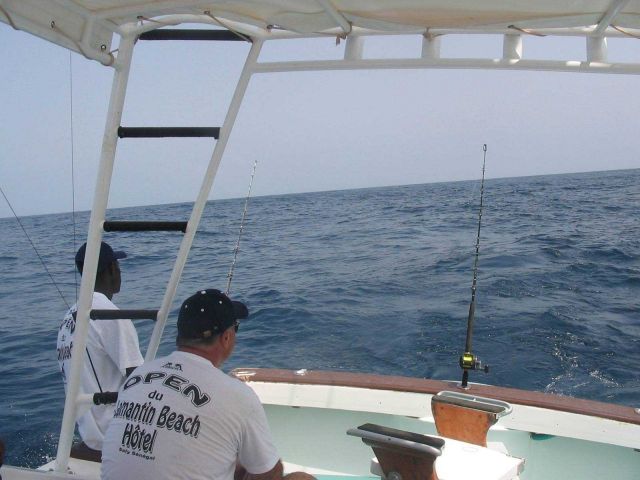 Sport fishermen waiting for a strike Picture