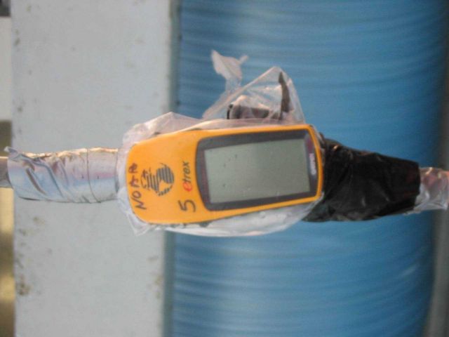 GPS navigator used for small boat navigation Picture
