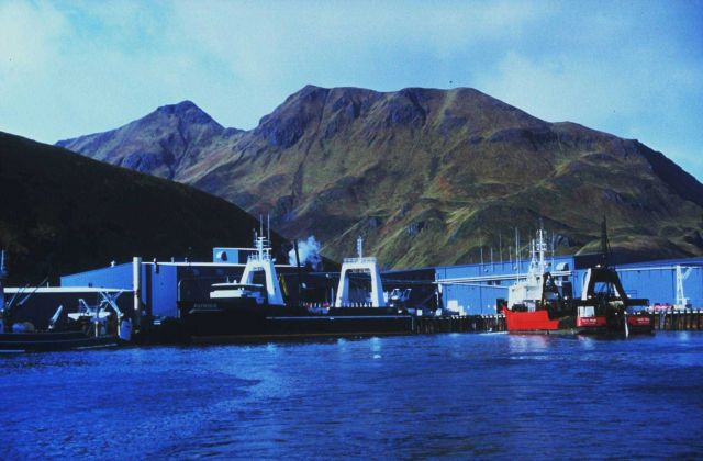 The AURIGA tied up at Dutch Harbor Picture