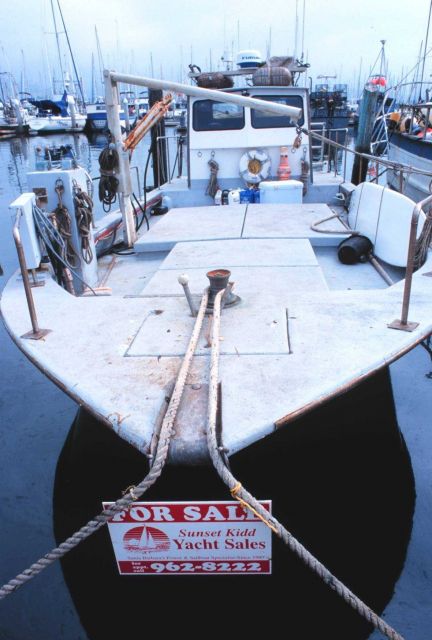 Fishing vessel for sale in Santa Barbara Harbor Picture