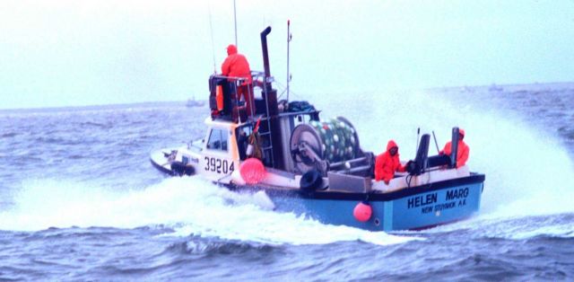 F/V HELEN MARG and crew bouncing around in Bristol Bay while fishing for salmon Picture