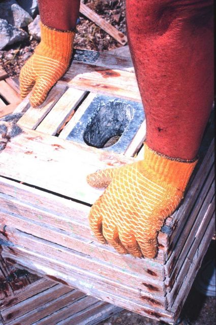 Stone crab pot. Picture