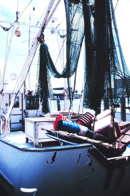 Stern of the shrimp trawler F/V KARMA Picture