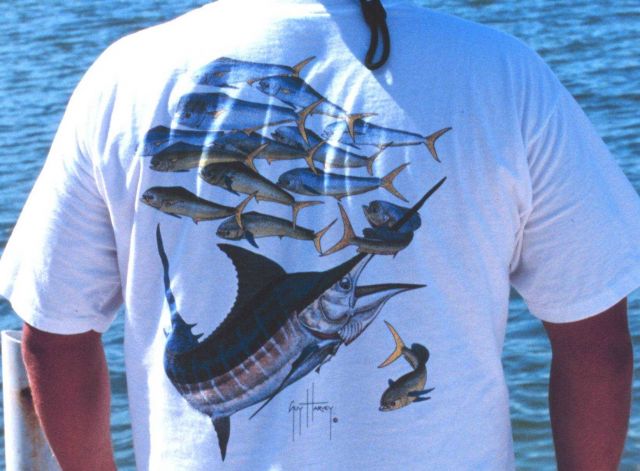 T-shirt displays owner's passion for fishing Picture