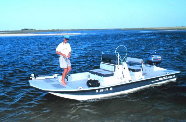 Chuck Urban fishing for redfish in Laguna Madre Picture