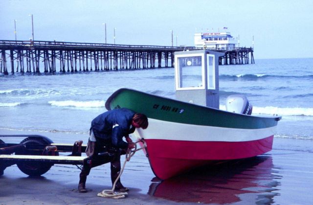 Dories are trailered to the beach every day, a strategy that saves time and docking fees as well as maintaining the little fleet's traditional operati Picture
