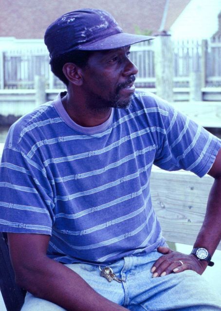 Gene Stanford, a Maryland waterman, who sets his lines and traps for blue crabs by himself. Picture