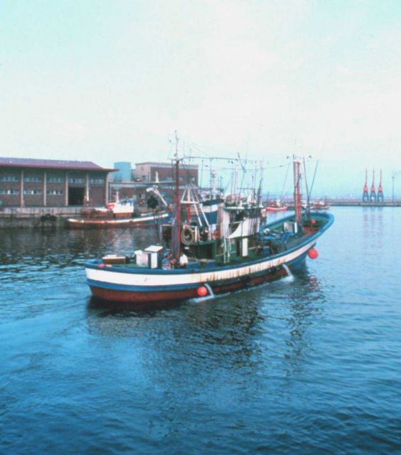 Tuna boat from Fuenterrabia, Northern Spain Picture