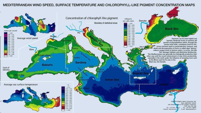 The Mediterranean is a semi-enclosed sea relatively low in nutrients and fishery productivity Picture