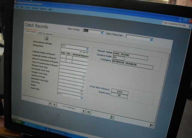 Digitized fishery observer data Picture