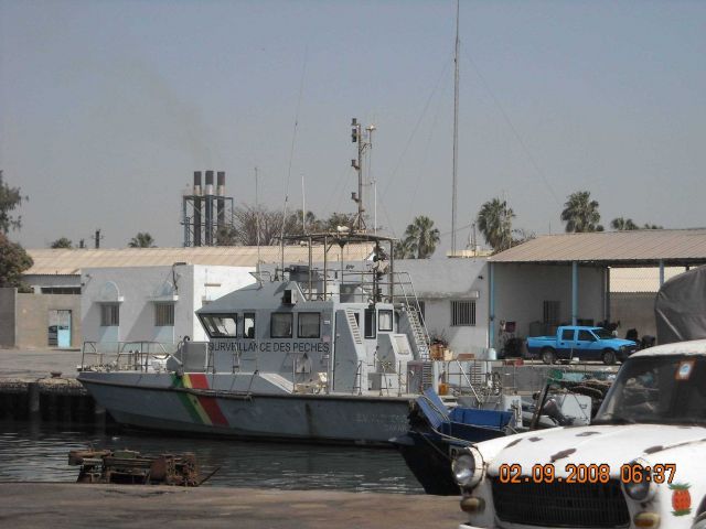 Senegalese fisheries patrol vessel. Picture
