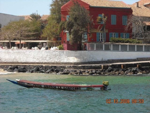 Artisanal fishing craft decorated with image of dolphin fish and bill fish Picture