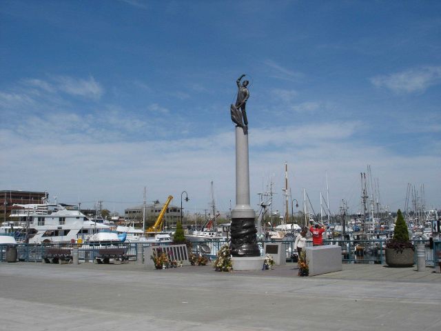 The Fishermen's Memorial in Seattle. Picture