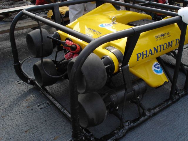Phantom DS4 ROV, source of many shallow to mid-depth high-resolution images. Picture