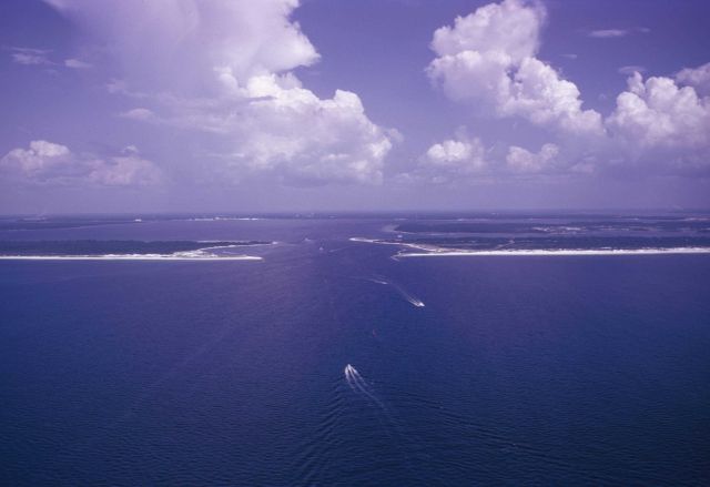 Aerial view of West Pass entrance to St Picture