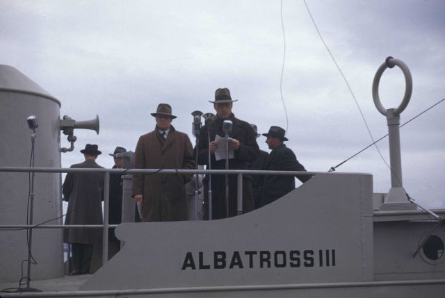 Radio transmission off the BCF ship ALBATROSS III Picture