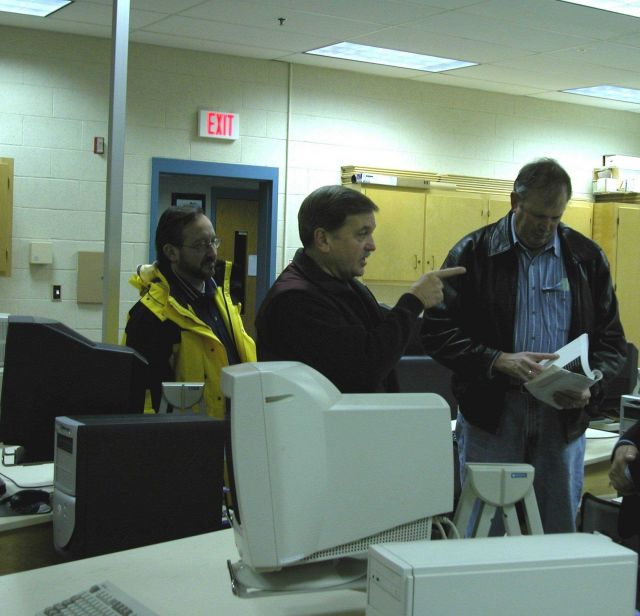 Bridgeport Aquaculture Vocational School Director John Curtis and Dr Picture
