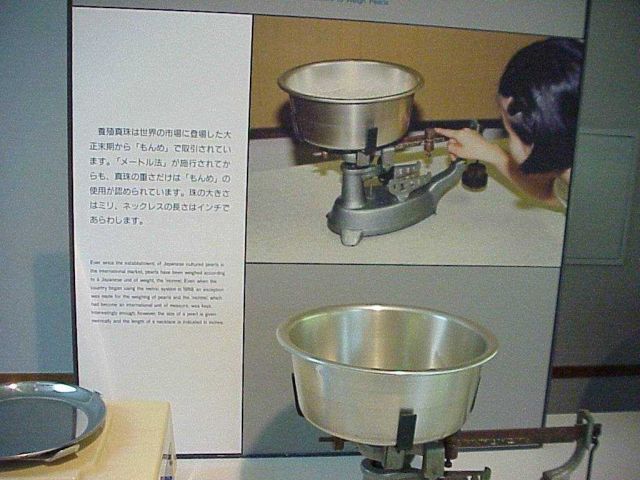 Equipment for measuring pearls Picture