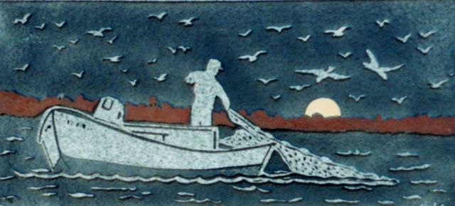 Memorial to the passing of a way of life - the commercial net fishermen of Cedar Key. Picture