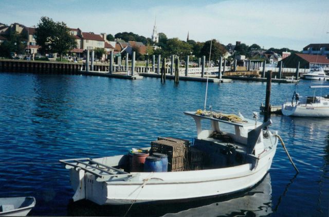 Lobster boat somwhere in New England. Picture