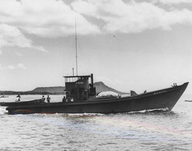 The BONITA is a typical Hawaiian skipjack tuna craft Picture